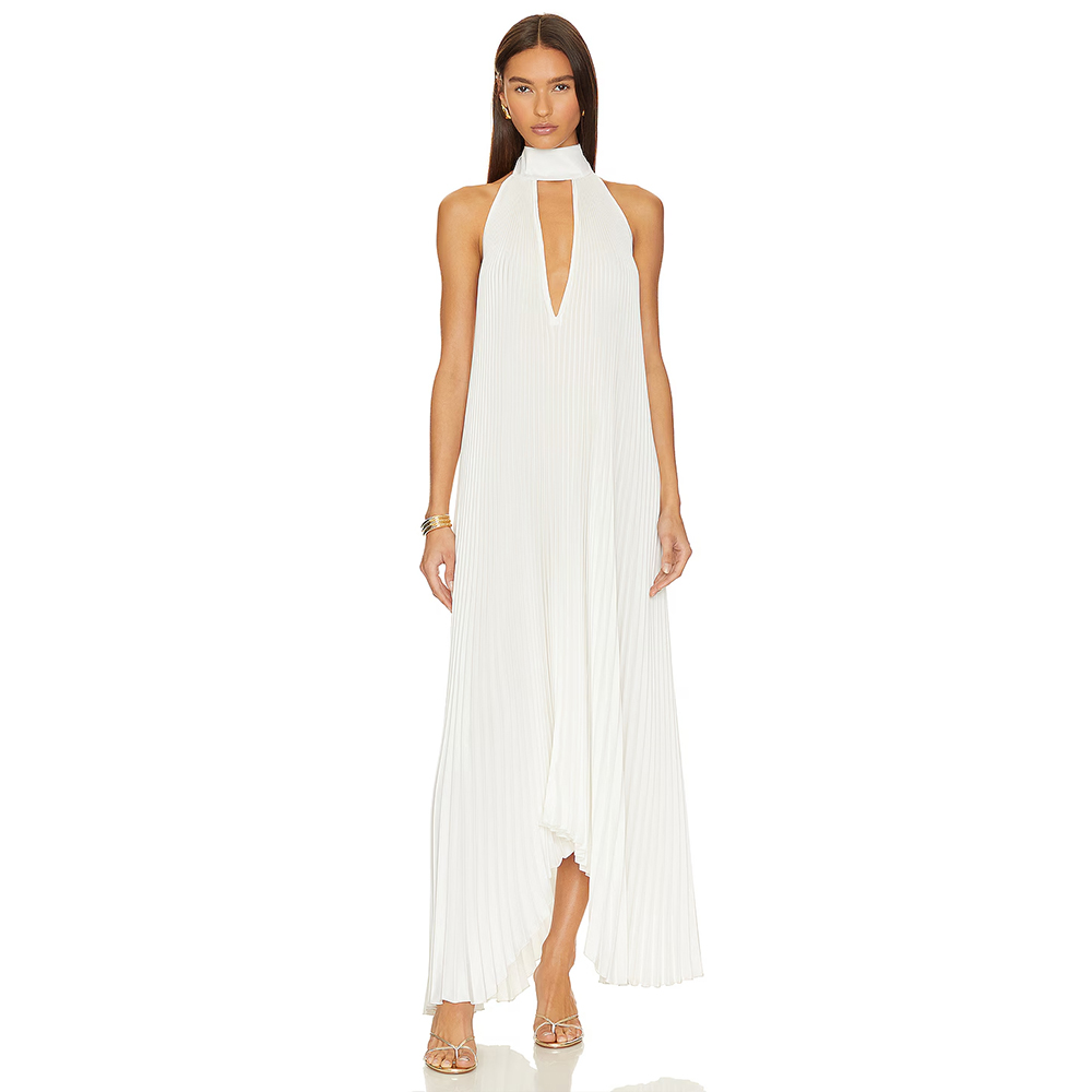 Women'S Formal Wear For Wedding Guest - Sukienki wieczorowe z głębokim dekoltem w