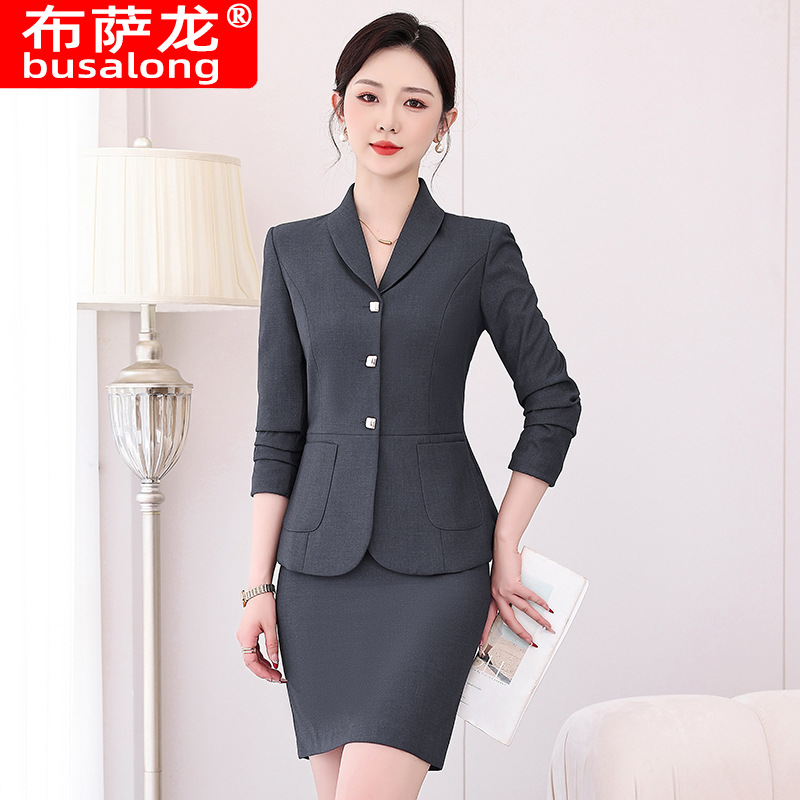Women Formal Wear Store - Elegancki damski zestaw biznesowy na wiosnę