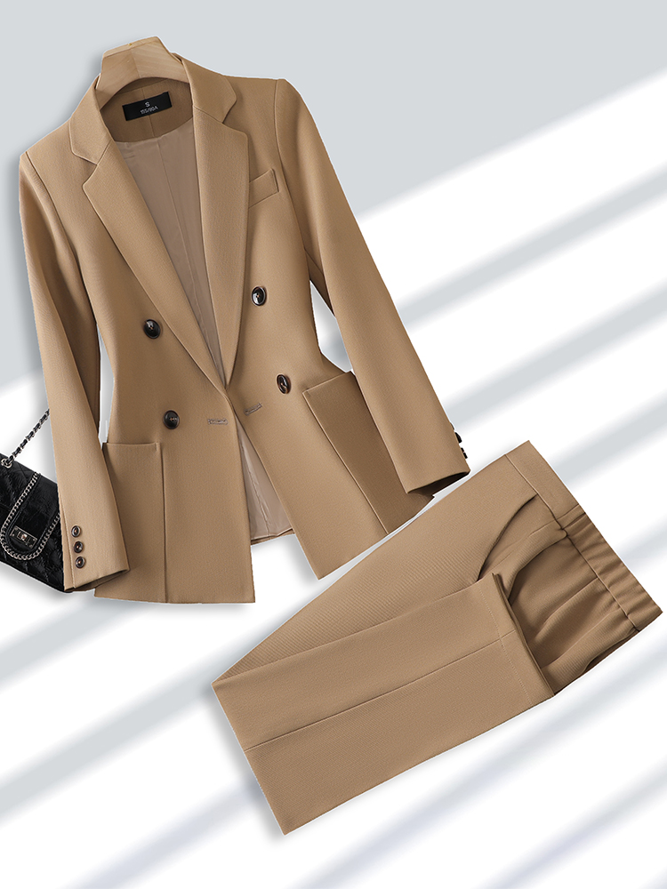 Women'S Formal Wear Pants Suit - Modny damski garnitur ze spodniami formalny