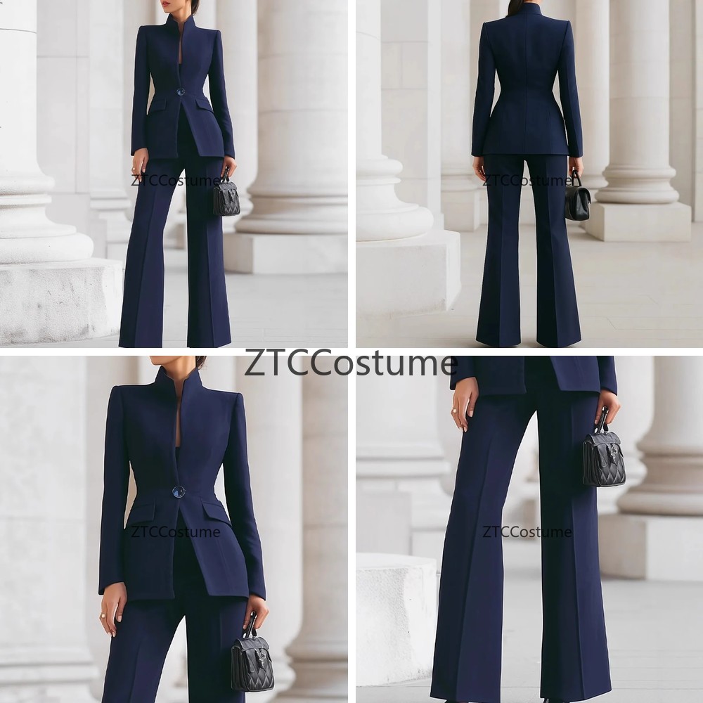 Women Formal Office Wear Tops - Damski zestaw do cosplay, garnitur: marynarka
