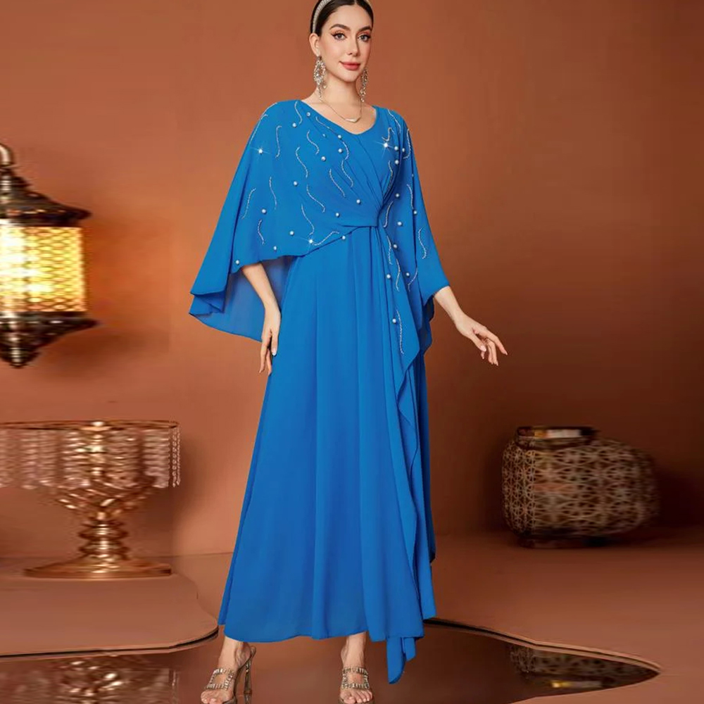 Women'S Formal Wear For Wedding Guest - Luksusowe Sukienki Wieczorowe Dekolt V Rękawy
