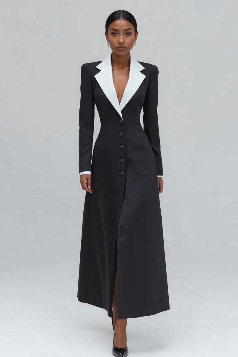 Długa damska marynarka w kszta – Women'S Formal Wear For Wedding Guest recenzja i cena