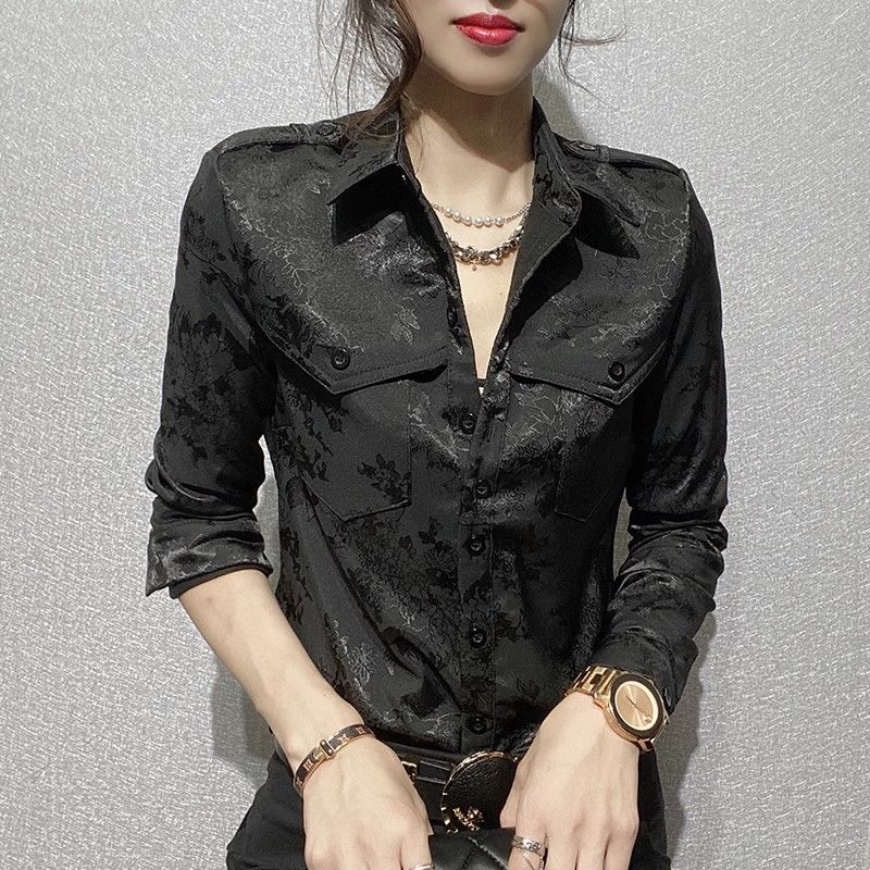 Bluzki damskie wiosenna i jesi – Women Formal Office Wear Tops recenzja i cena
