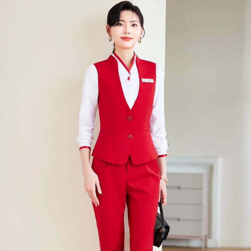 Eleganckie garnitury damskie p – Women'S Formal Wear Pants Suit recenzja i cena