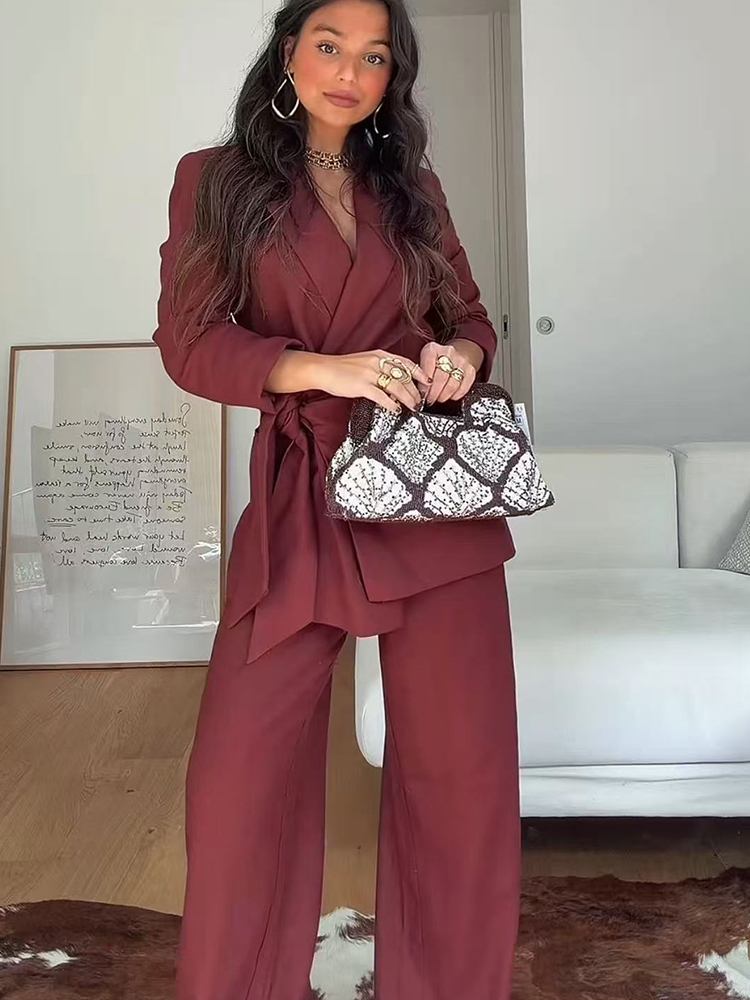 Elegancki damski garnitur biur – Women'S Formal Wear Pants Suit recenzja i cena