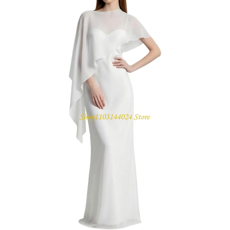 N5KE Zwiewny szyfonowy szal do – Women'S Formal Wear For Wedding Guest recenzja i cena
