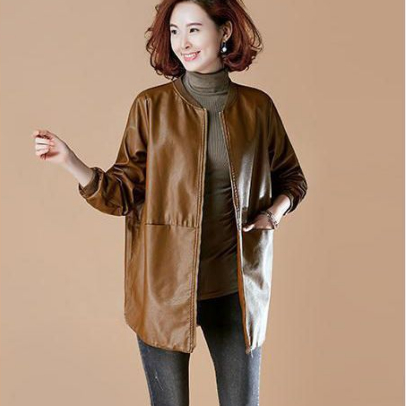 Moda Plus Size skórzana kurtka – Trench Coat Formal recenzja i cena