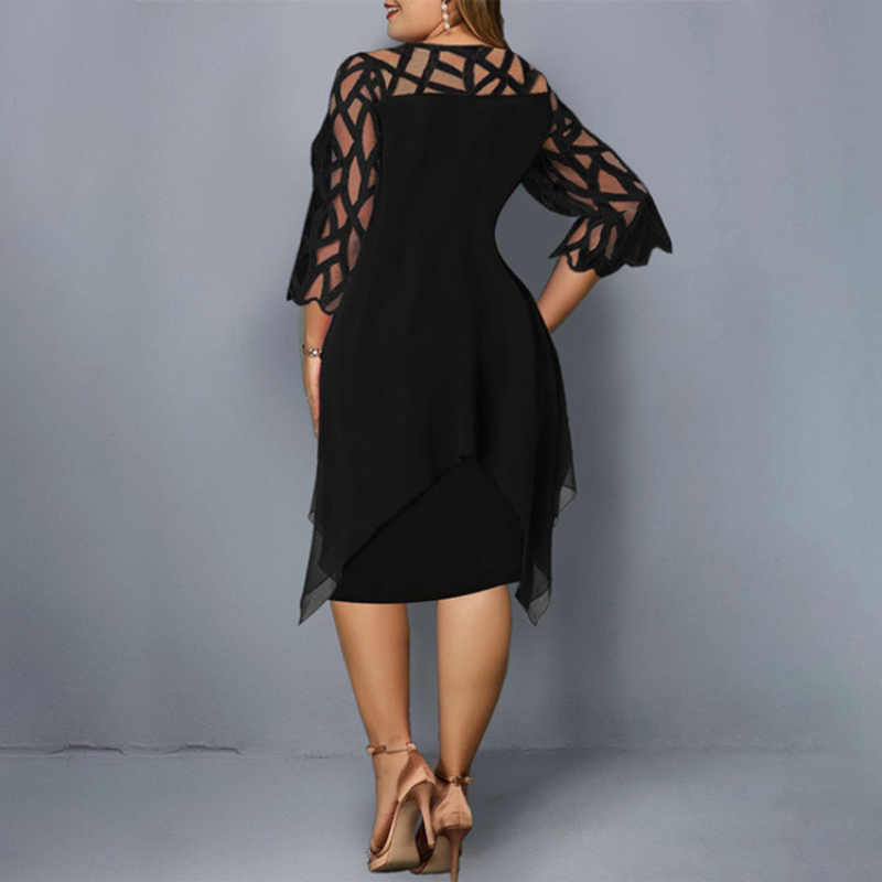 Nowe eleganckie koronkowe suki – Women Formal Office Wear Tops recenzja i cena