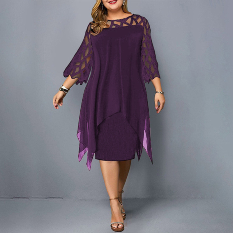 Nowe eleganckie koronkowe suki – Women Formal Office Wear Tops recenzja i cena