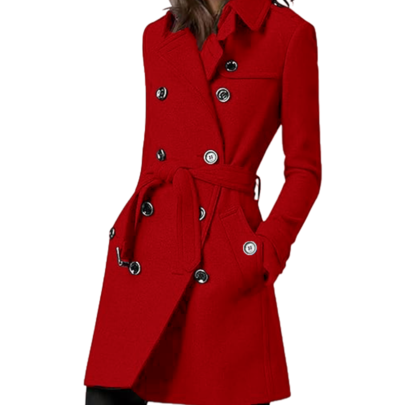 Trencz damski Mieszanki wełny  – Trench Coat Formal recenzja i cena