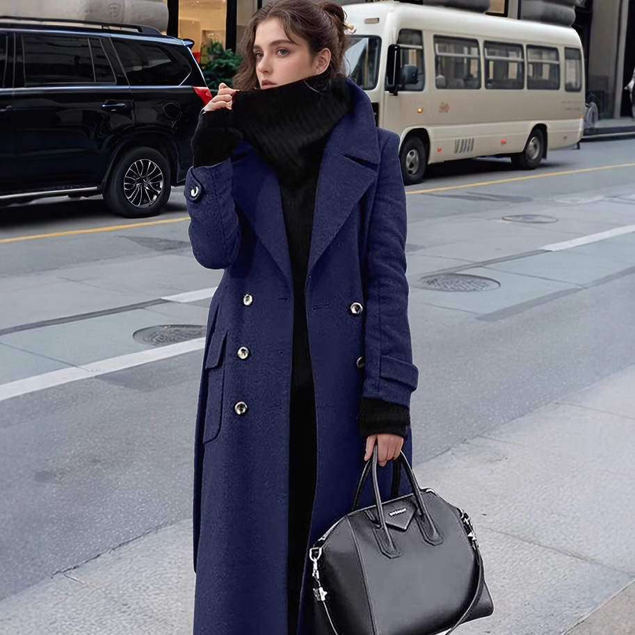 Długi płaszcz wełniany dwurzęd – Trench Coat Formal recenzja i cena
