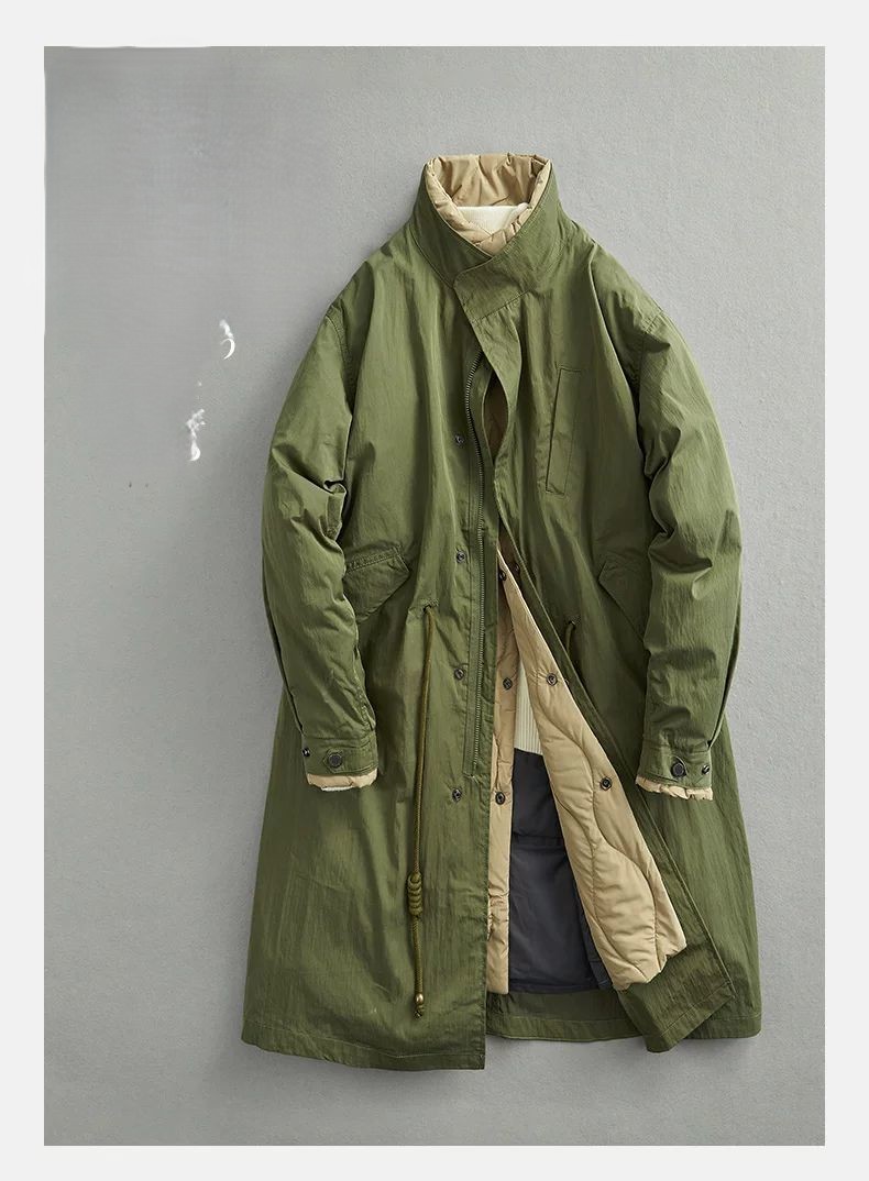 Płaszcz zimowy męski typu tren – Trench Coat Formal recenzja i cena