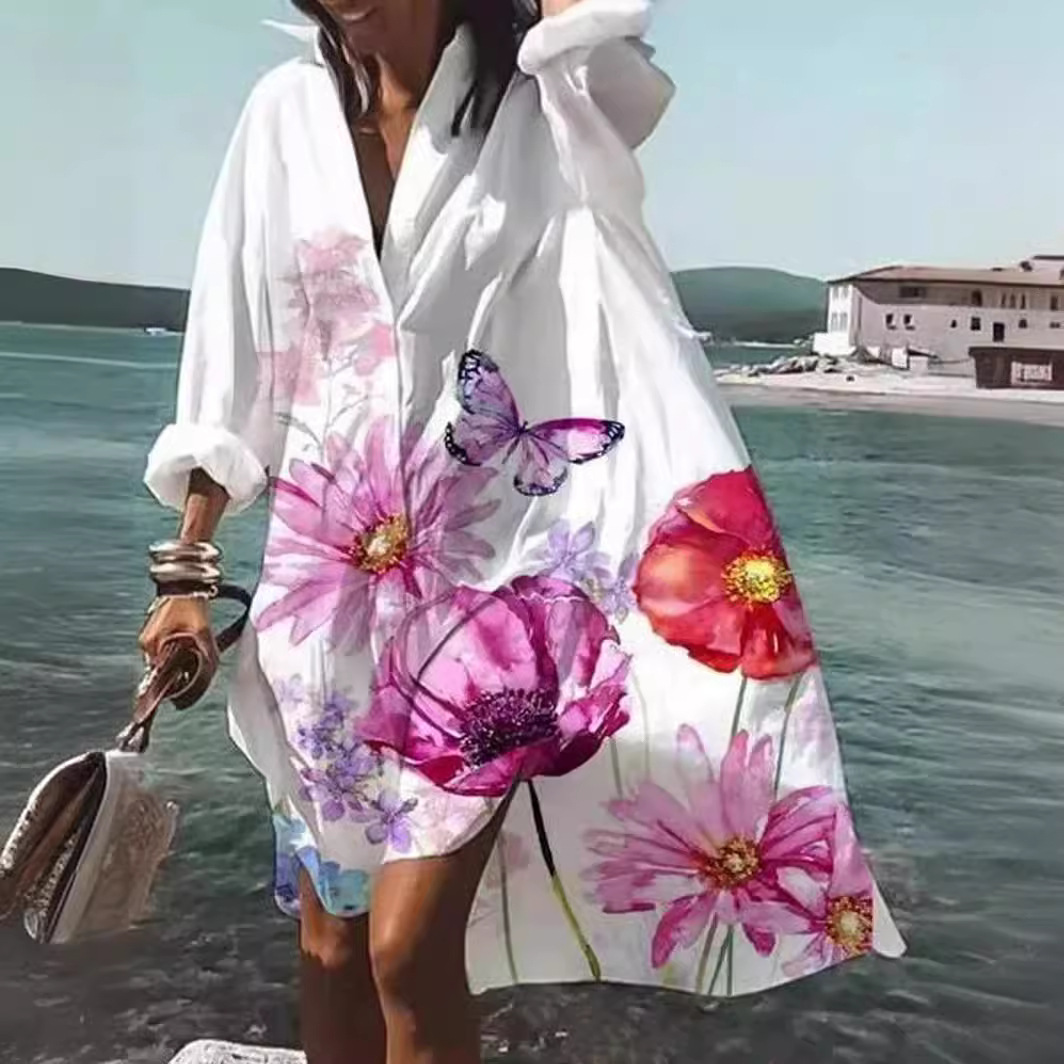 2025 plus size luźna sukienka  – Women Formal Office Wear Tops recenzja i cena