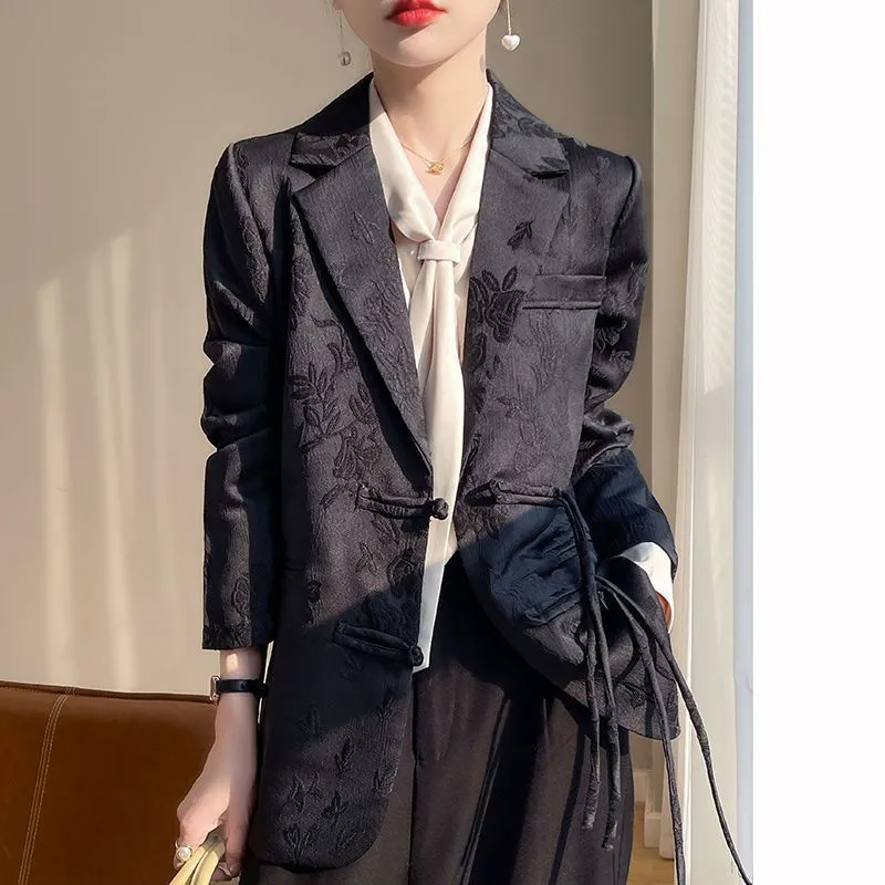 Damska biała teksturowana mary – Women'S Formal Wear Jackets recenzja i cena