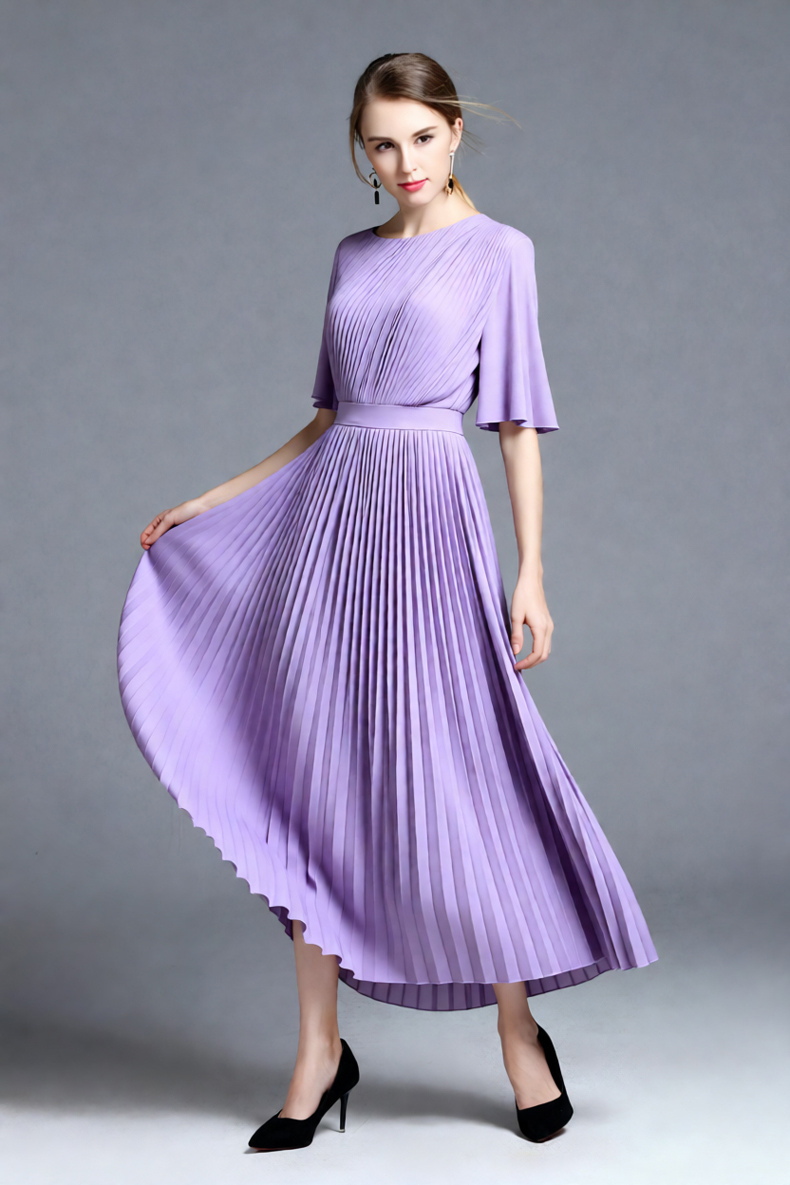 Damska sukienka midi w kolorze – Women'S Formal Wear For Wedding Guest recenzja i cena
