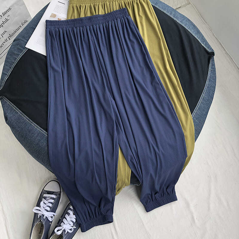 Plus rozmiar 6XL 150KG Letnie  – Women'S Formal Wear Pants recenzja i cena