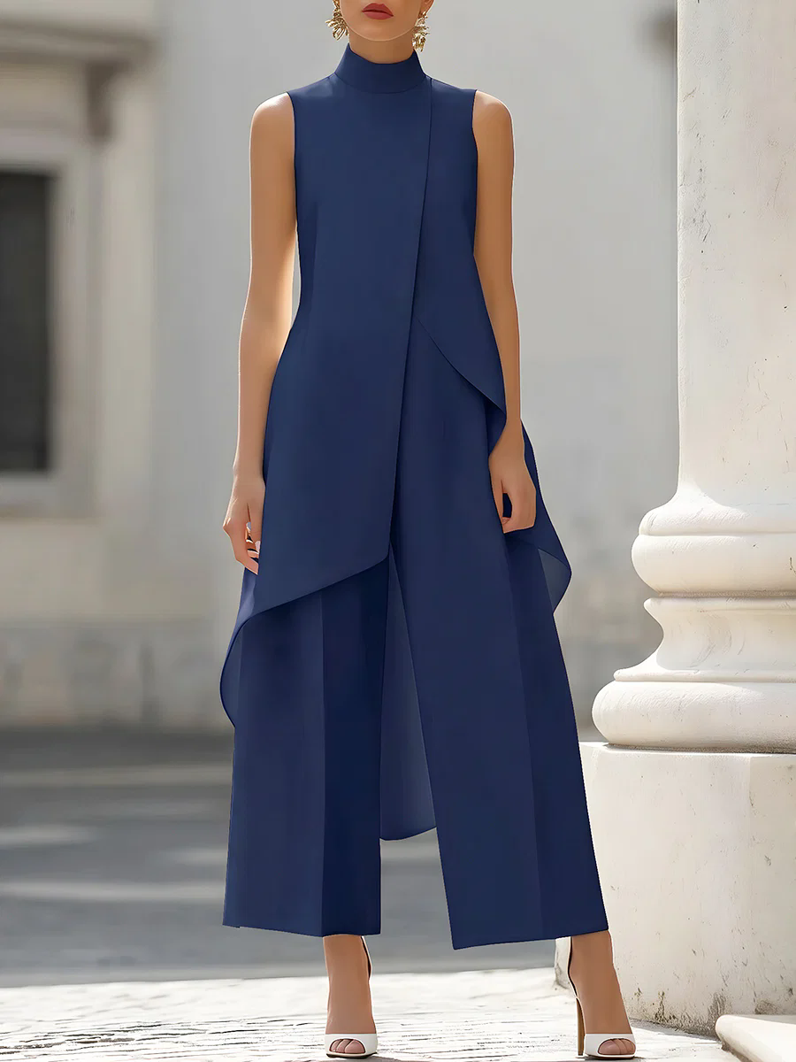 Kombinezon bez rękawów z wysok – Women'S Formal Wear Pants recenzja i cena