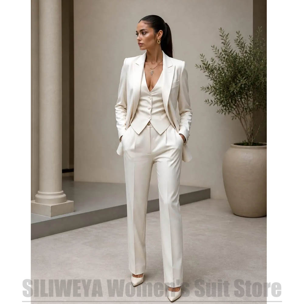 Damski 3-częściowy garnitur: m – Women'S Formal Wear Pants Suit recenzja i cena