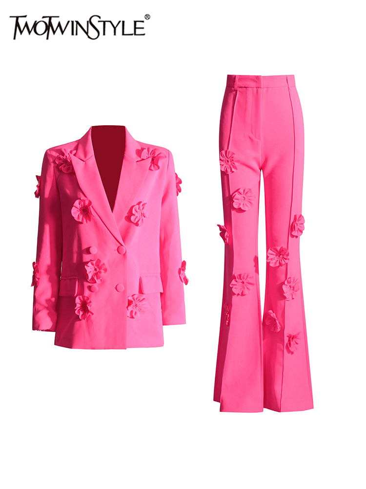 TWOTWINSTYLE Spliced Appliques – Women'S Formal Wear Pants recenzja i cena