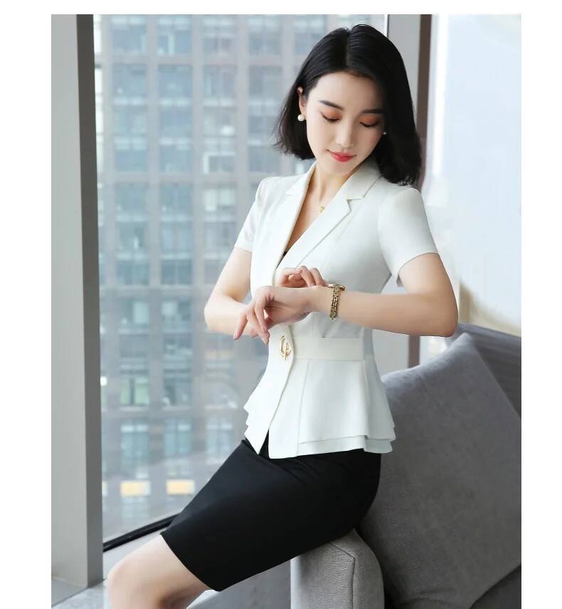 Formalne komplety biznesowe: m – Women Formal Office Wear Tops recenzja i cena