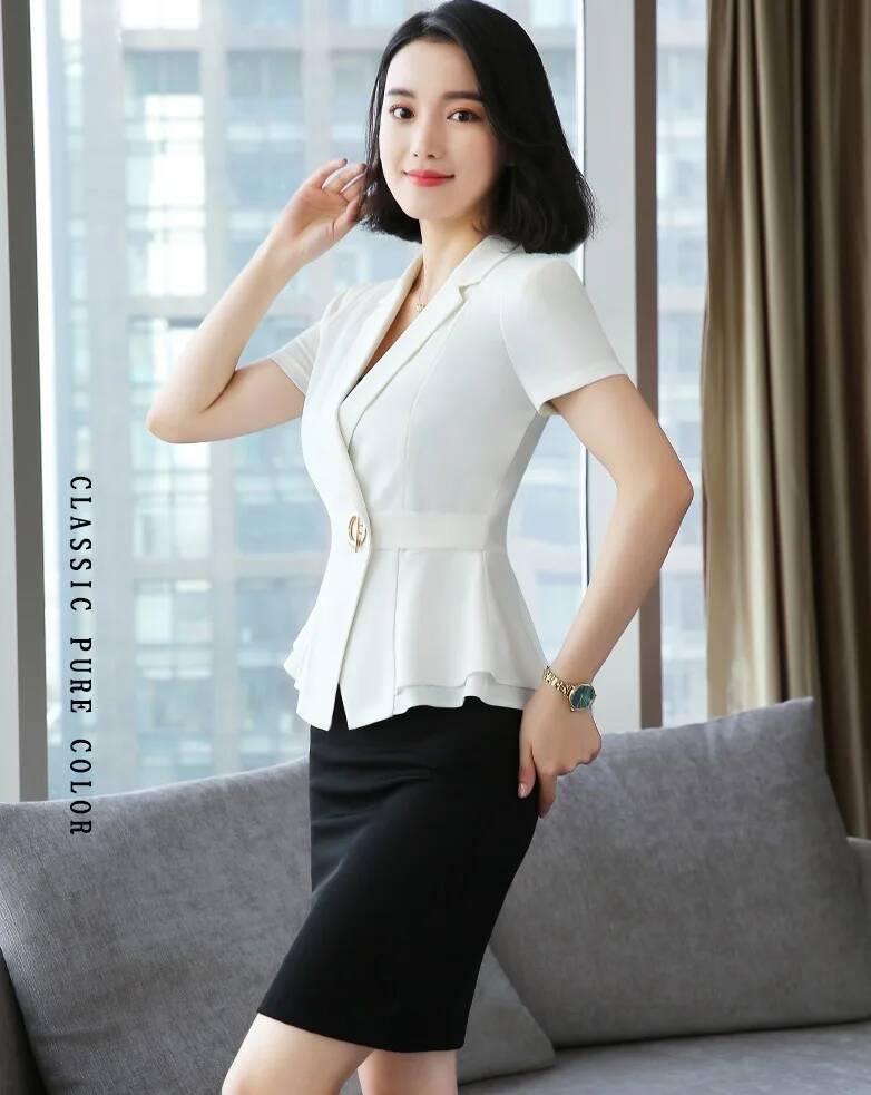 Formalne komplety biznesowe: m – Women Formal Office Wear Tops recenzja i cena