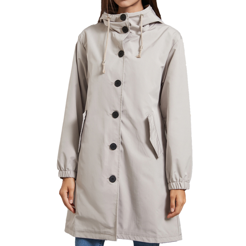 Damska kurtka wiatrówka z kapt – Trench Coat Formal recenzja i cena