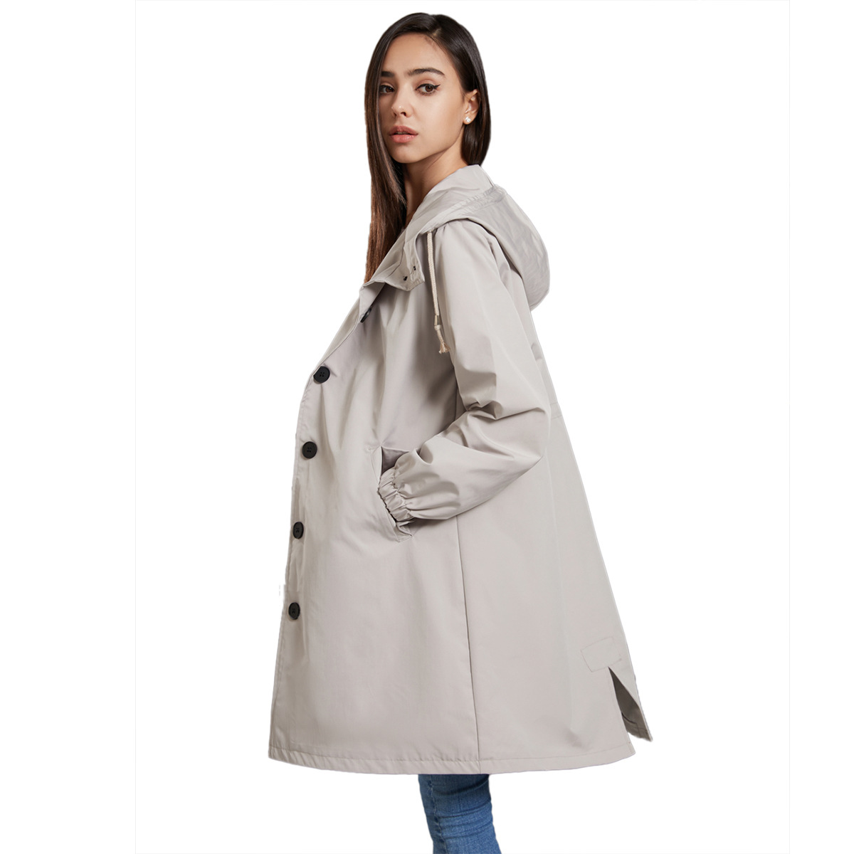 Damska kurtka wiatrówka z kapt – Trench Coat Formal recenzja i cena