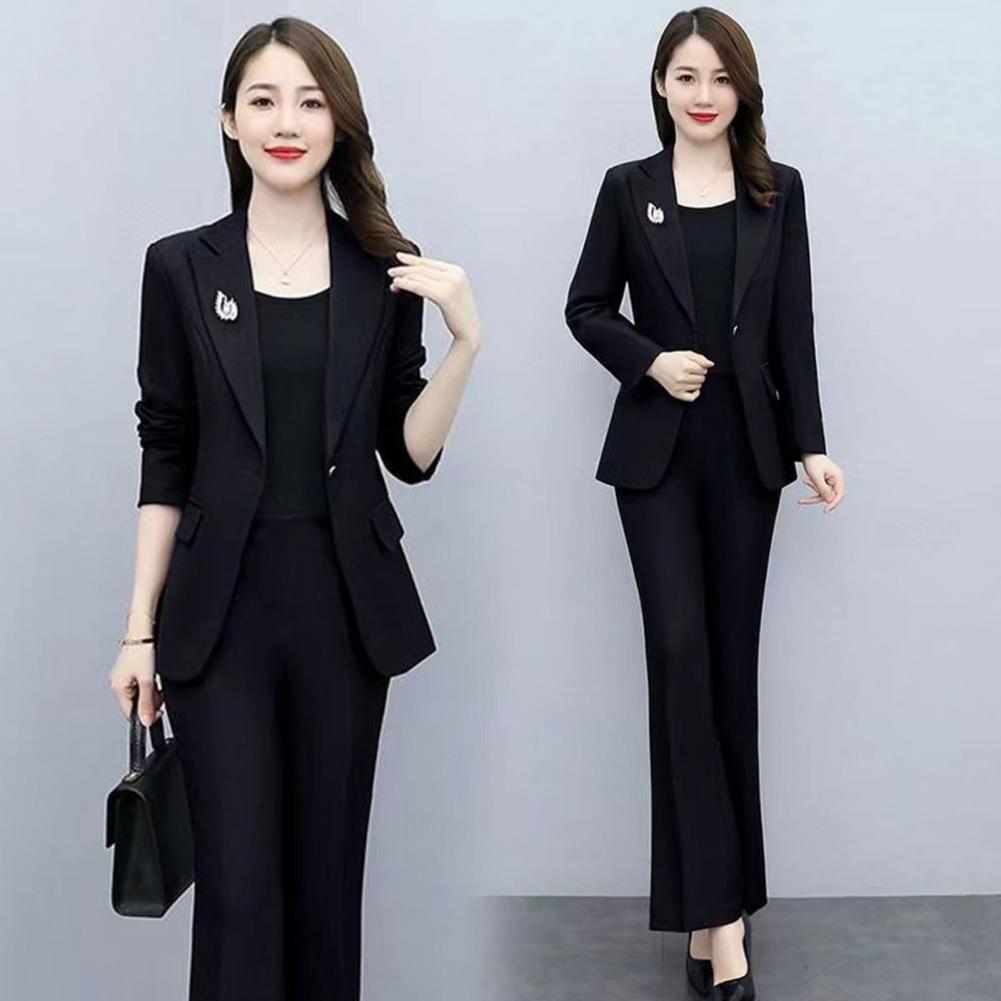 Damski elegancki komplet: mary – Women'S Formal Wear Pants Suit recenzja i cena