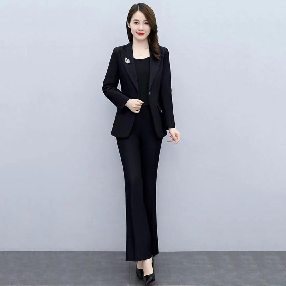 Damski elegancki komplet: mary – Women'S Formal Wear Pants Suit recenzja i cena