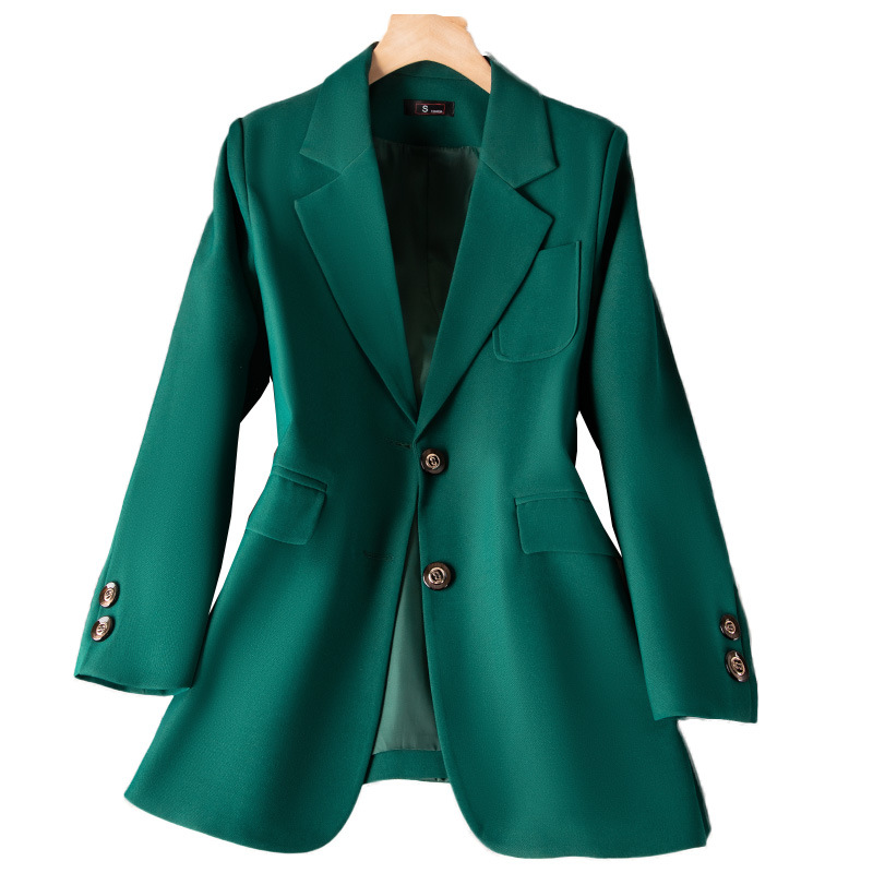Niebieski czarny zielony damsk – Women'S Formal Wear Jackets recenzja i cena